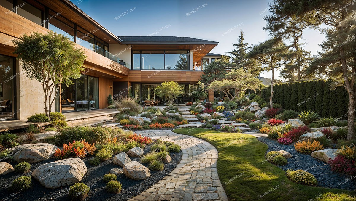 Landscaping project in Buford GA by Cresco Landscaping